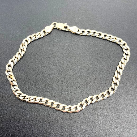 Other - Sterling Silver 925 Italy, Milor Curb Link Bracelet 3.75MM Wide 8.25" Long
